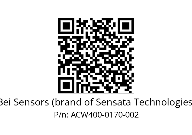  ACW4_00//3L12//00170//L3R020// Bei Sensors (brand of Sensata Technologies) ACW400-0170-002