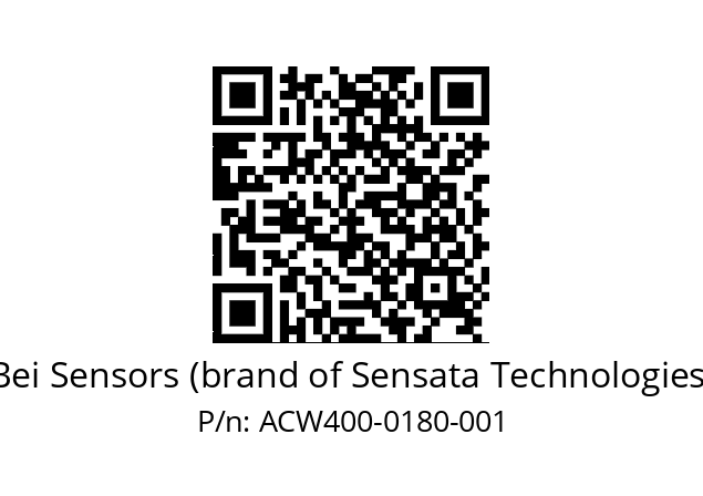  ACW4_00//3L31//00180//L3R020// Bei Sensors (brand of Sensata Technologies) ACW400-0180-001