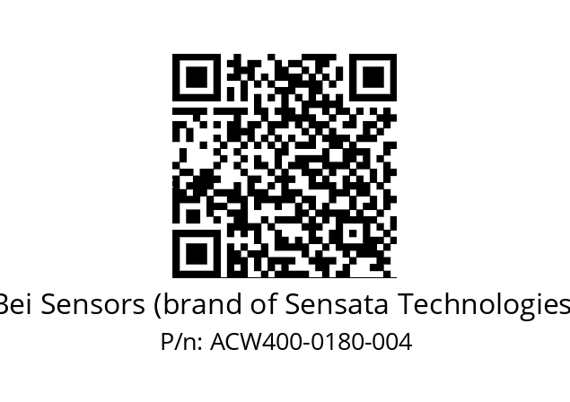  ACW4_00//5L22//00180//L3R020// Bei Sensors (brand of Sensata Technologies) ACW400-0180-004