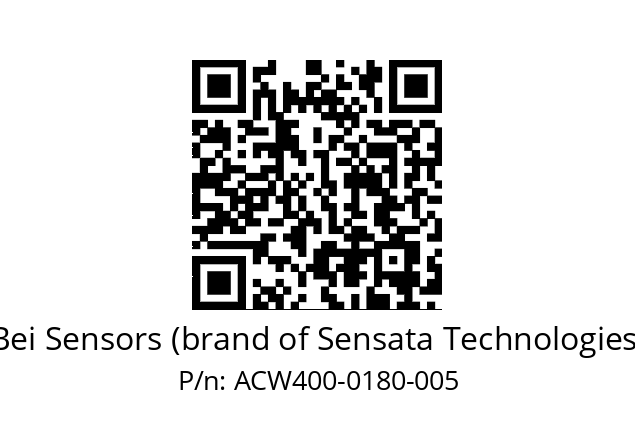  ACW4_00//3L12//00180//L3R020// Bei Sensors (brand of Sensata Technologies) ACW400-0180-005