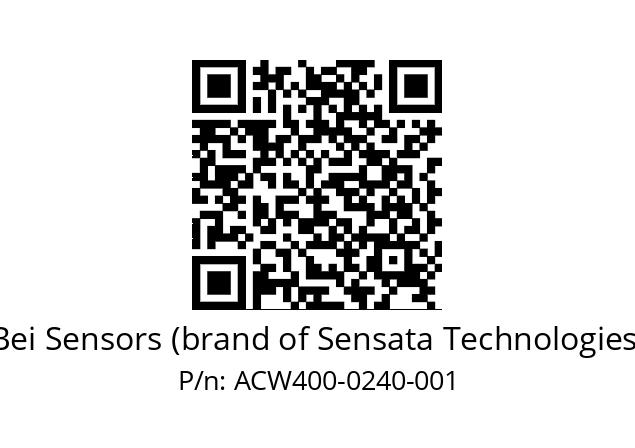  ACW4_00//3L31//00240//L3R020// Bei Sensors (brand of Sensata Technologies) ACW400-0240-001