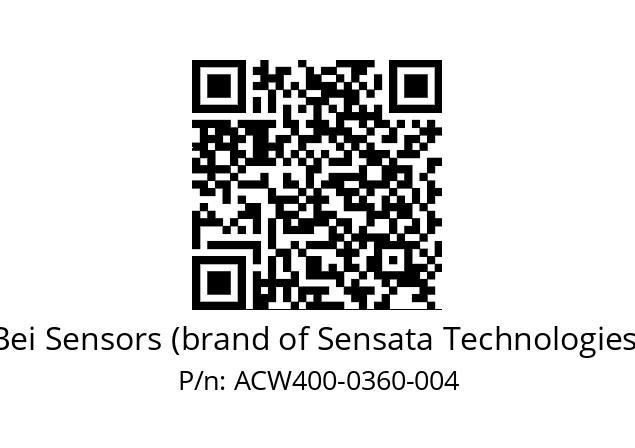  ACW4_00//3L12//00360//L3R020// Bei Sensors (brand of Sensata Technologies) ACW400-0360-004