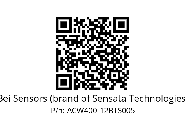   Bei Sensors (brand of Sensata Technologies) ACW400-12BTS005