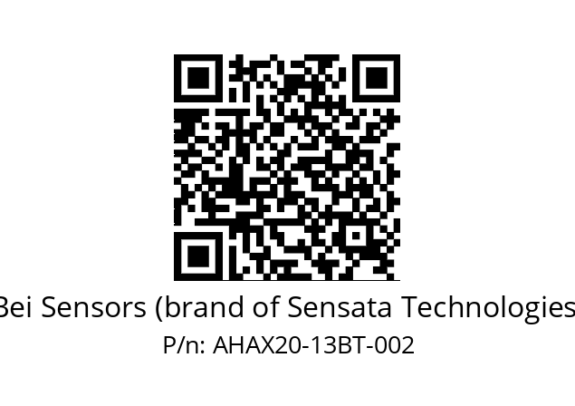  AHAX_20//PSRG//13//E6R//U6---- Bei Sensors (brand of Sensata Technologies) AHAX20-13BT-002