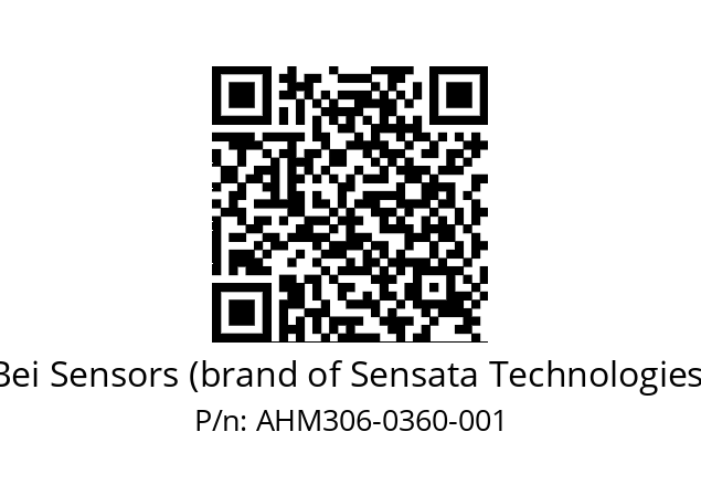  AHM3_06//3L11//00360//L4A// Bei Sensors (brand of Sensata Technologies) AHM306-0360-001