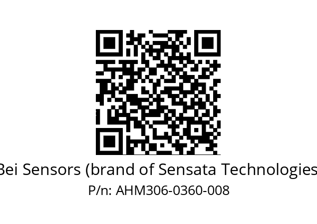  AHM3_06//5L21//00360//L3A005// Bei Sensors (brand of Sensata Technologies) AHM306-0360-008