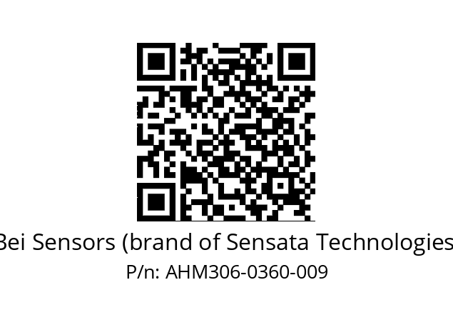  AHM3_06//3L32//00360//L2A// Bei Sensors (brand of Sensata Technologies) AHM306-0360-009