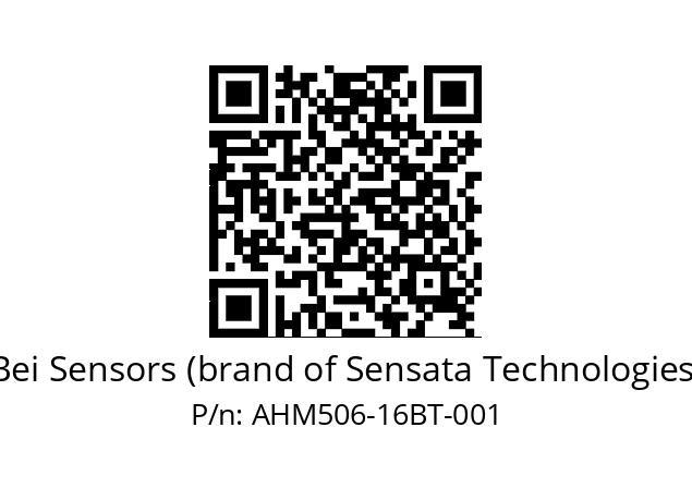  AHM5_06//ZIOB//16//BFR// Bei Sensors (brand of Sensata Technologies) AHM506-16BT-001