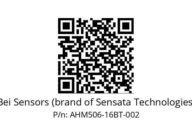  AHM5_06//ZIOB//16//BFA// Bei Sensors (brand of Sensata Technologies) AHM506-16BT-002