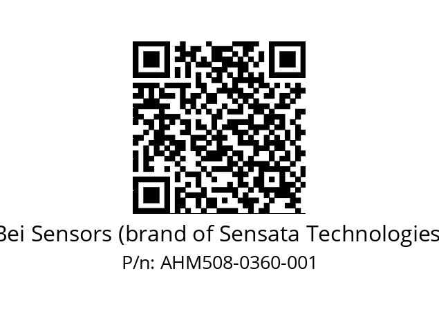  AHM5_08//3L11//00360//L3R020// Bei Sensors (brand of Sensata Technologies) AHM508-0360-001