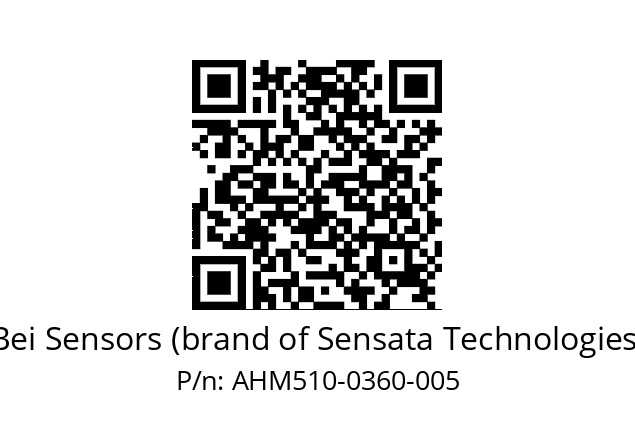  AHM5_10//3L31//00360//L4R// Bei Sensors (brand of Sensata Technologies) AHM510-0360-005