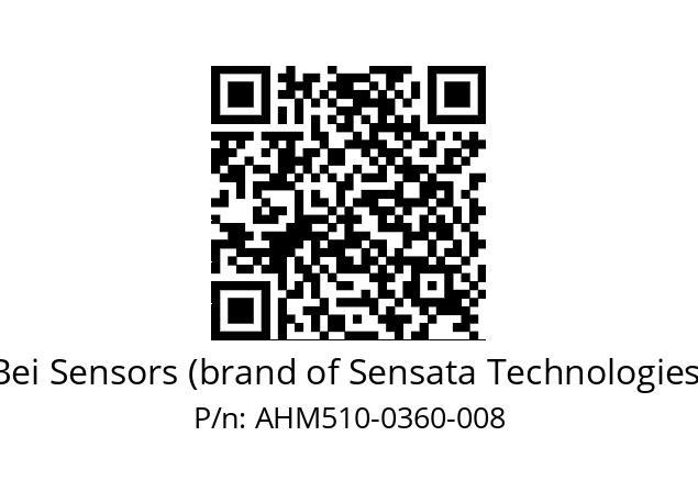  AHM5_10//3L32//00360//L3R020// Bei Sensors (brand of Sensata Technologies) AHM510-0360-008