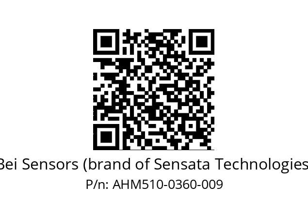  AHM5_10//3L31//00360//L4A// Bei Sensors (brand of Sensata Technologies) AHM510-0360-009