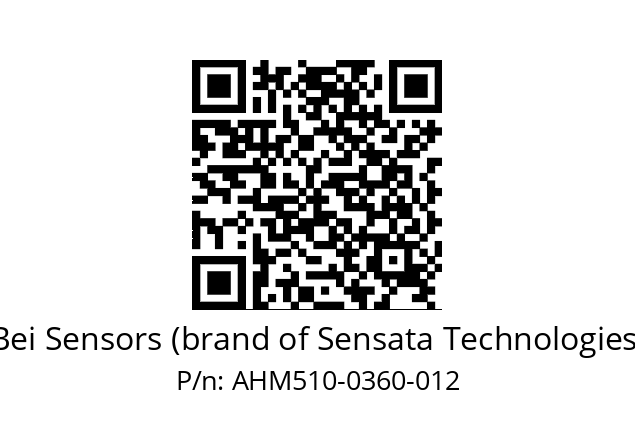  AHM5_10//3L32//00360//L4R// Bei Sensors (brand of Sensata Technologies) AHM510-0360-012