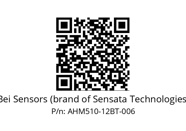  AHM5_10//PCSB//12//S6R// Bei Sensors (brand of Sensata Technologies) AHM510-12BT-006