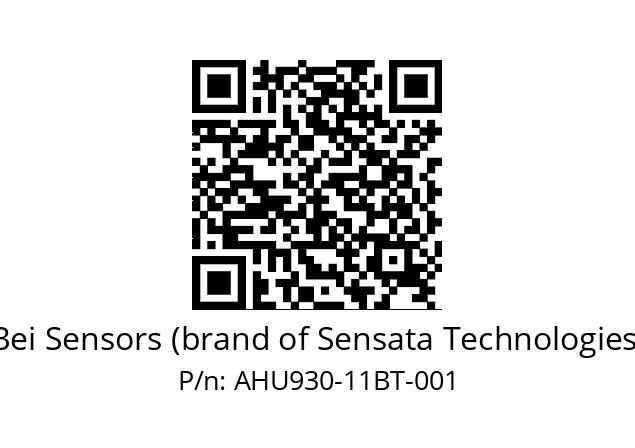  AHU9_30//PSSB//11//SLR// Bei Sensors (brand of Sensata Technologies) AHU930-11BT-001