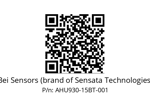  AHU9_30//PSSB//15//SLR// Bei Sensors (brand of Sensata Technologies) AHU930-15BT-001