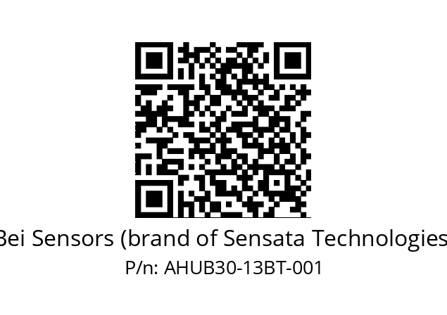  AHUB_30//PSSG//13//SXR//--B2-- Bei Sensors (brand of Sensata Technologies) AHUB30-13BT-001