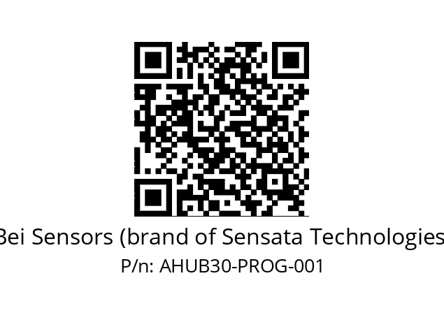  AHUB_30//PPXX//XP//SXR//--B2-- Bei Sensors (brand of Sensata Technologies) AHUB30-PROG-001