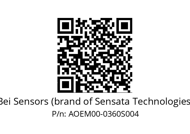   Bei Sensors (brand of Sensata Technologies) AOEM00-0360S004