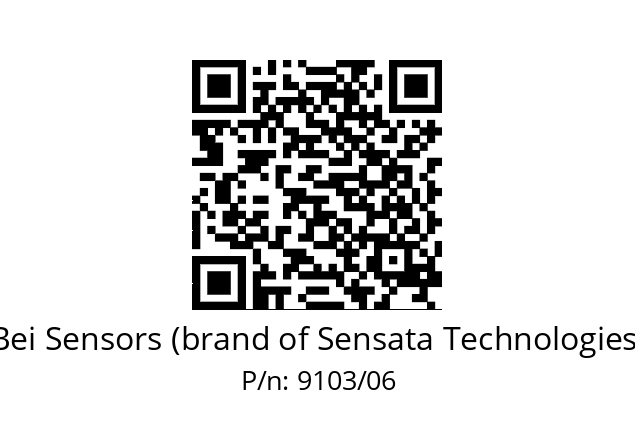  ROUE ALU MOL. DEV 500 ALES 06 Bei Sensors (brand of Sensata Technologies) 9103/06