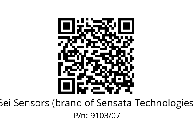  ROUE DE MES. ALUM. MOL. DEV. 500MM ALES. 07MM Bei Sensors (brand of Sensata Technologies) 9103/07