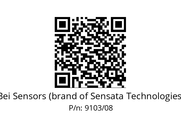  ROUE DE MES. ALUM. MOL. DEV. 500MM ALES. 08MM Bei Sensors (brand of Sensata Technologies) 9103/08