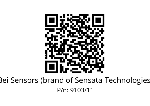  ROUE DE MES. ALUM. MOL. DEV. 500MM ALES. 11MM Bei Sensors (brand of Sensata Technologies) 9103/11