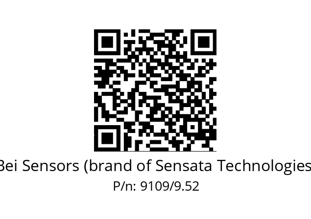  ROUE DE MES. CAOU. NOP. DEV. 200MM ALES. 09.52MM Bei Sensors (brand of Sensata Technologies) 9109/9.52