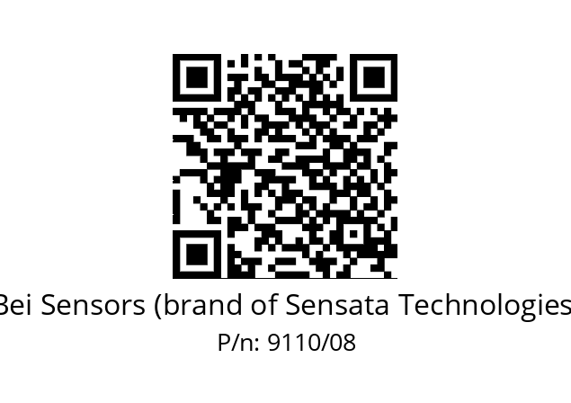  ROUE DE MES. ALUM. MOL. DEV. 200MM ALES. 08MM Bei Sensors (brand of Sensata Technologies) 9110/08