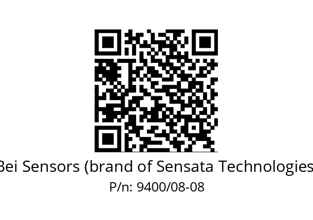  ACC. 08X08 LAM. SOUP. 9400 Bei Sensors (brand of Sensata Technologies) 9400/08-08