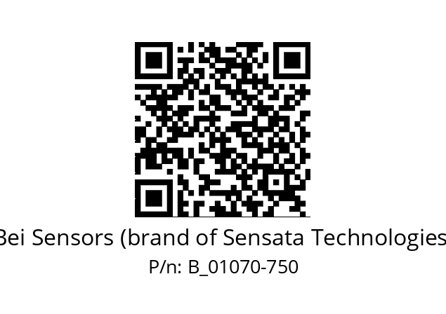  XHS35F-100-R2-SS-5000-T2-ABZC-28V/V-SM18 Bei Sensors (brand of Sensata Technologies) B_01070-750