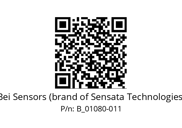  XHS35F-100-R2-SS-12GC-28V/V-CW-SM14/19 Bei Sensors (brand of Sensata Technologies) B_01080-011