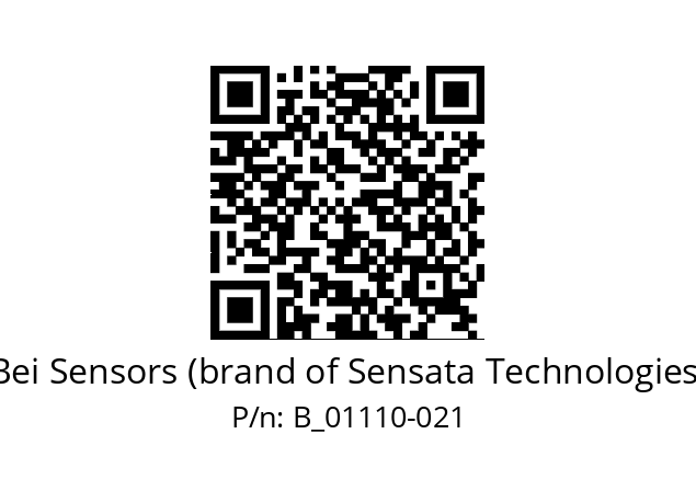  ES25D-37-1600-ABZC-28V/5-SCS84 Bei Sensors (brand of Sensata Technologies) B_01110-021