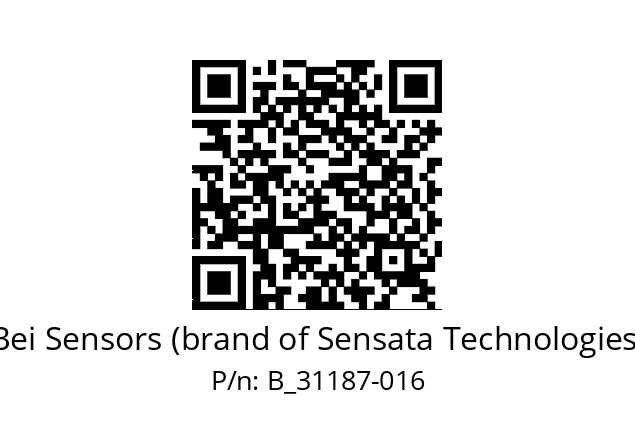  TETHER KIT, REV B, HS35-R2 5/16 T-BOLT W/COLLET Bei Sensors (brand of Sensata Technologies) B_31187-016