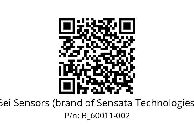  BX-5-DB/V-DB/V-DB/V-DB/V Bei Sensors (brand of Sensata Technologies) B_60011-002