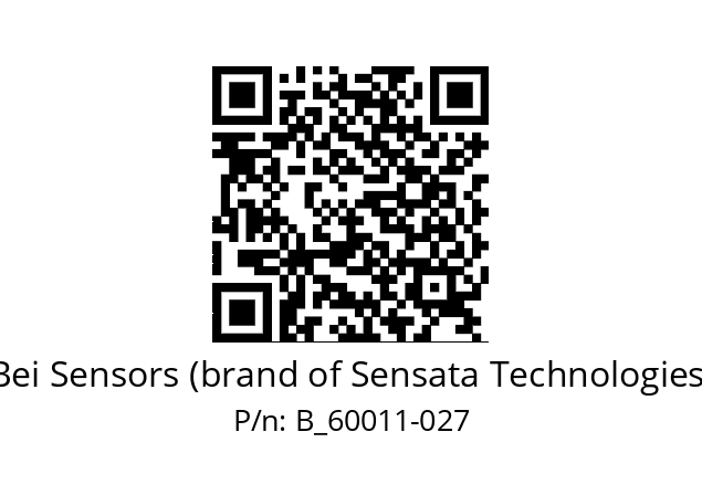  BX-24-IC/V-IC/V-IC/5-IC/5 Bei Sensors (brand of Sensata Technologies) B_60011-027