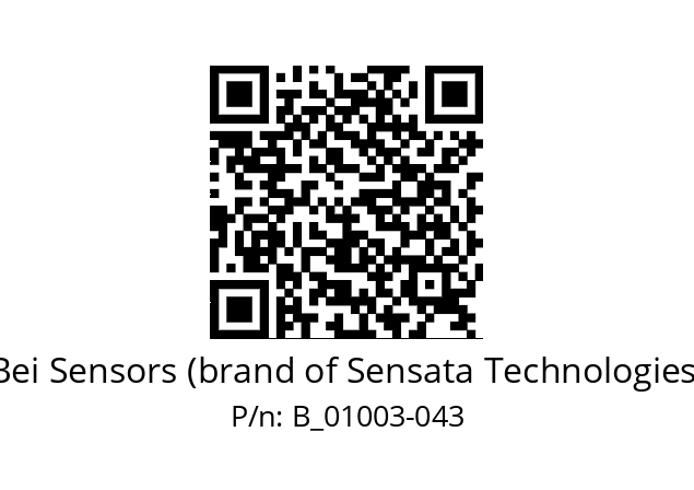  H25D-SB-200/508-AB-7406-SM18-S Bei Sensors (brand of Sensata Technologies) B_01003-043