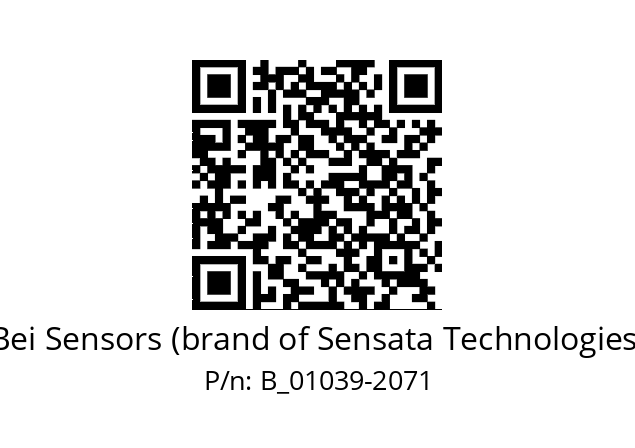  H20DA-37-600-AB-15V/OC-SM14 Bei Sensors (brand of Sensata Technologies) B_01039-2071