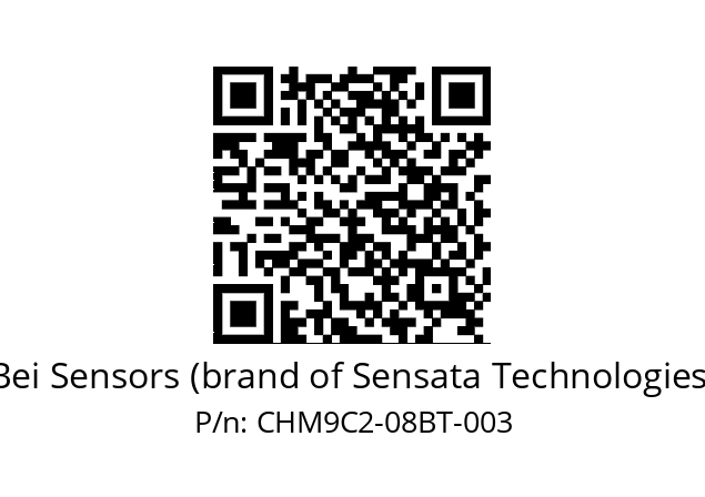  CHM9_C2//5A2G//08//A2R// Bei Sensors (brand of Sensata Technologies) CHM9C2-08BT-003