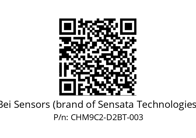  CHM9_C2//5A2G//D2//A2R// Bei Sensors (brand of Sensata Technologies) CHM9C2-D2BT-003