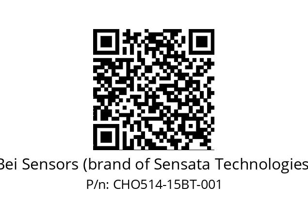  CHO5_14//PCPG//15//S8R//--DD-- Bei Sensors (brand of Sensata Technologies) CHO514-15BT-001