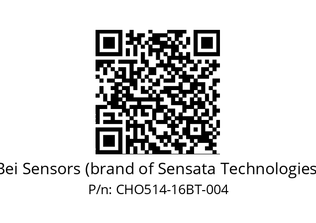  CHO5_14//PCSG//16//S6R// Bei Sensors (brand of Sensata Technologies) CHO514-16BT-004