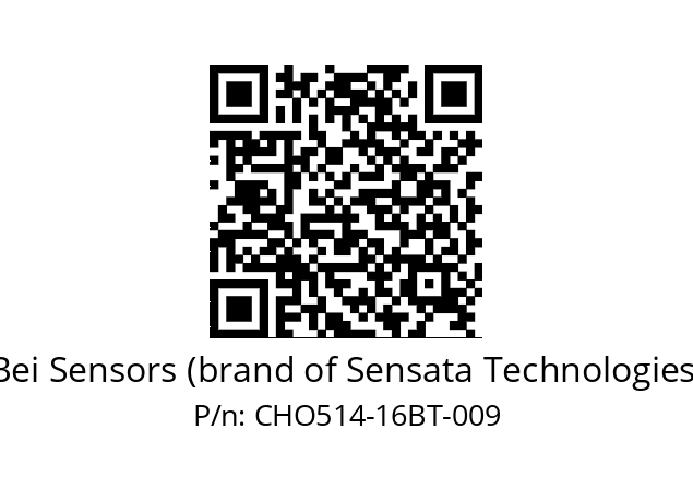  CHO5_14//PCSB//16//S5R100//--DD-- Bei Sensors (brand of Sensata Technologies) CHO514-16BT-009