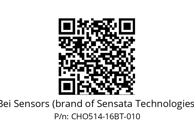  CHO5_14//PCSB//16//S6R// Bei Sensors (brand of Sensata Technologies) CHO514-16BT-010