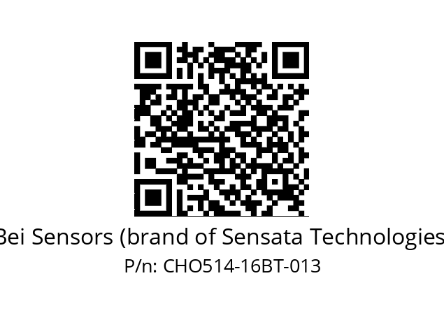  CHO5_14//PCSB//16//S5R050// Bei Sensors (brand of Sensata Technologies) CHO514-16BT-013