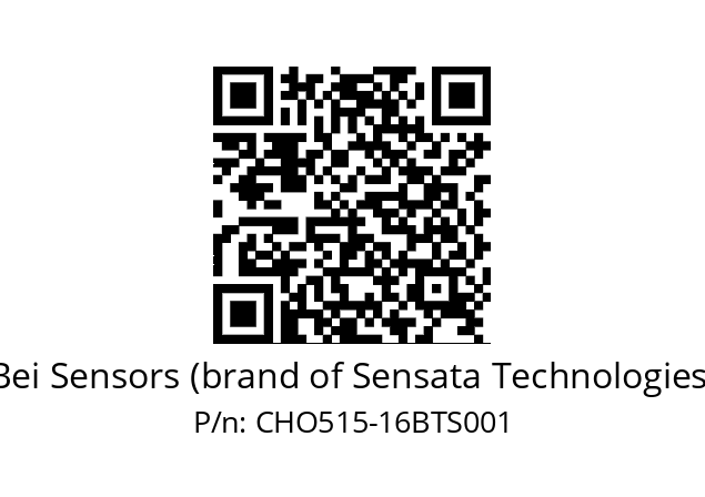  CHO5S15/OM/PCSB//16//S5R020// Bei Sensors (brand of Sensata Technologies) CHO515-16BTS001