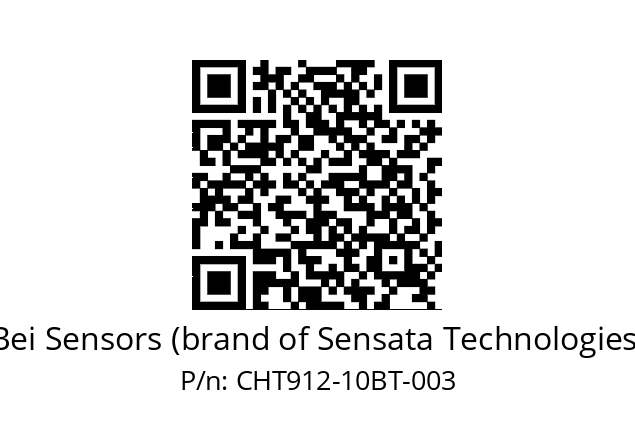  CHT9_12//5E5G//10//CPZ// Bei Sensors (brand of Sensata Technologies) CHT912-10BT-003