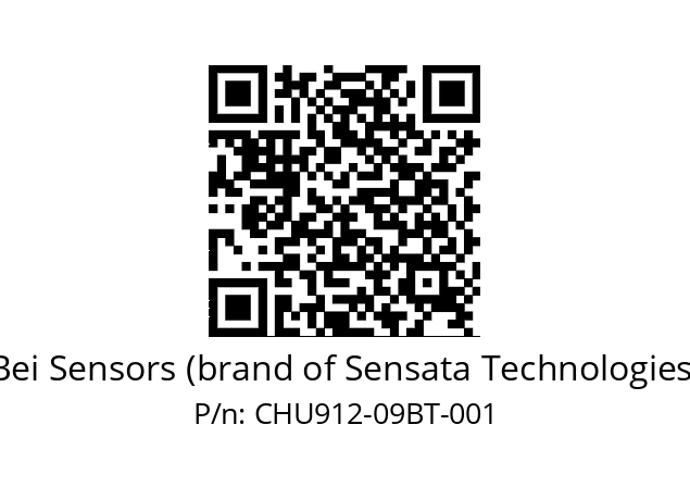  CHU9_12//PC5G//09//CPR//U0DA-- Bei Sensors (brand of Sensata Technologies) CHU912-09BT-001