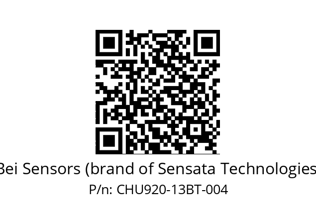  CHU9_20//PCSG//13//S6R//U0---- Bei Sensors (brand of Sensata Technologies) CHU920-13BT-004